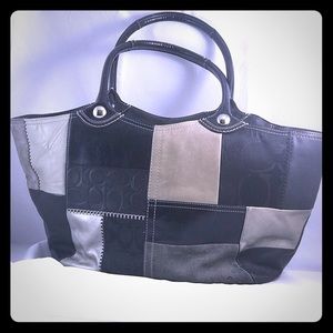 Coach Classic Patchwork Leather & Suede To…